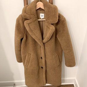 GAP Warm Brown Teddy Coat